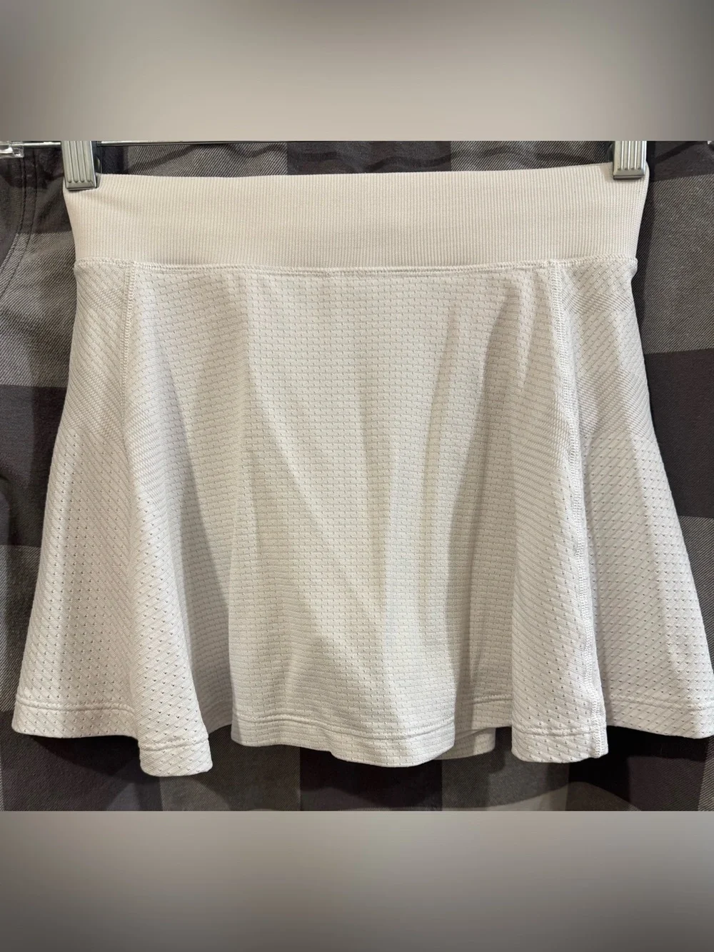 lululemon Athletica White Performance Athletic Skirt/Skirt
